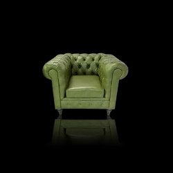Pikowany Fotel Chesterfield Swan skóra naturalna Pikowany Fotel Chesterfield Swan skóra naturalna