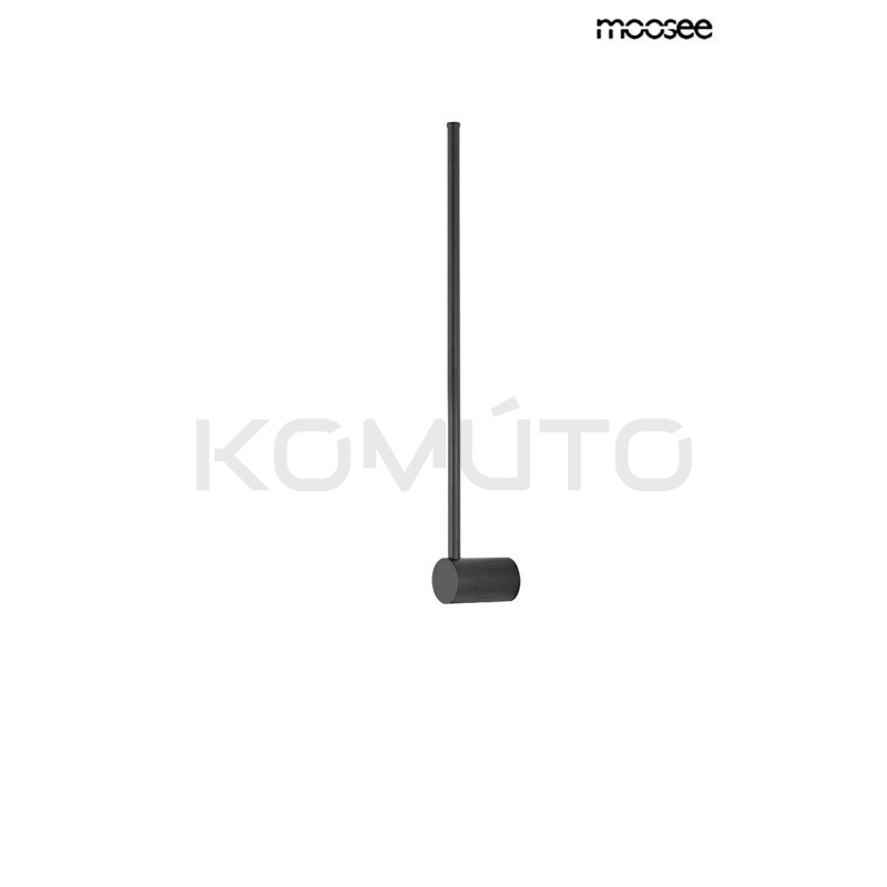 Kinkiet Ombre 60 czarny nowoczesny led
