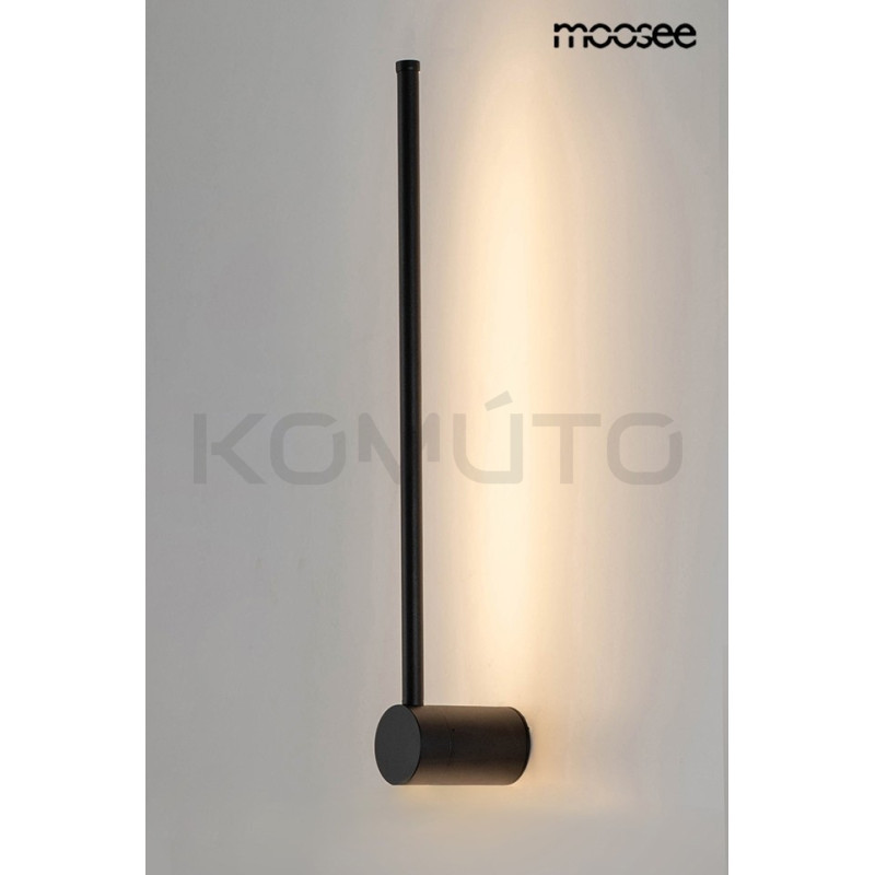 Kinkiet Ombre 60 czarny nowoczesny led Kinkiet Ombre 60 czarny nowoczesny led
