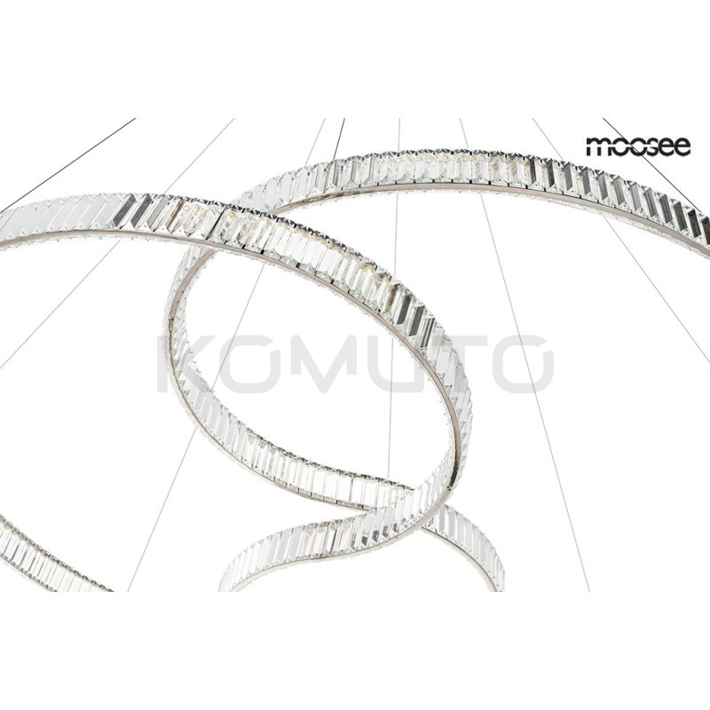 Kryształowa Lampa wisząca WAVE 160A chrom Kryształowa Lampa wisząca WAVE 160A chrom