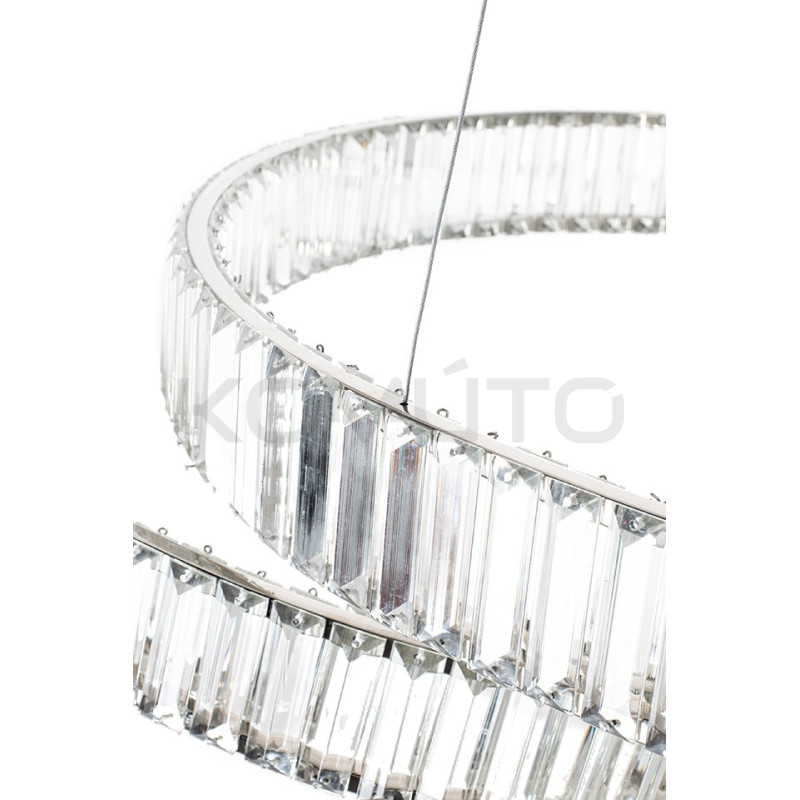 Kryształowa Lampa wisząca WAVE 160A chrom Kryształowa Lampa wisząca WAVE 160A chrom