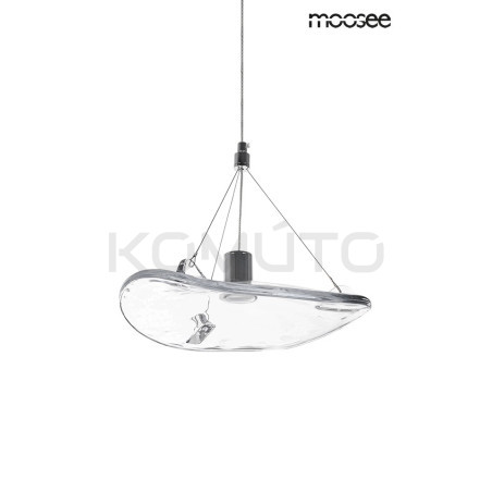 Lampa wisząca AQUA 25 przezroczysta nowoczesna