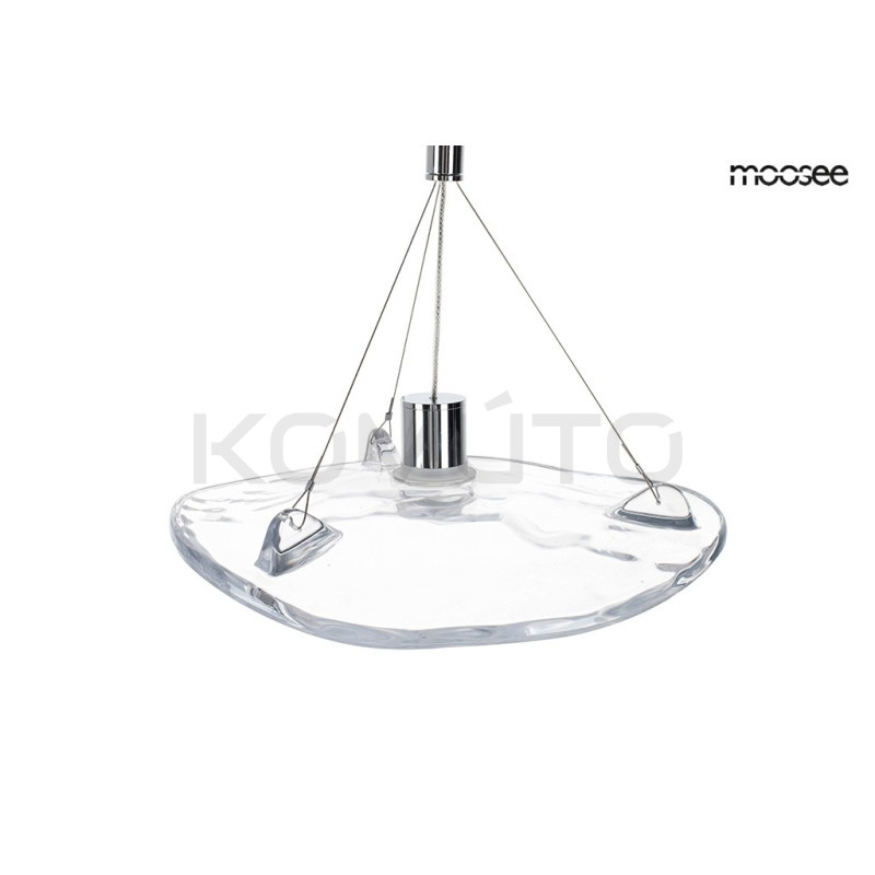 Lampa wisząca AQUA 30 przezroczysta nieregularny kształt