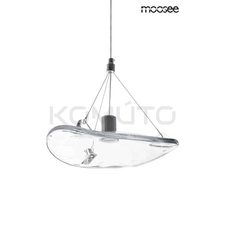 Lampa wisząca AQUA 30 przezroczysta nieregularny kształt