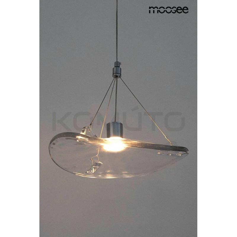 Lampa wisząca AQUA 30 przezroczysta nieregularny kształt