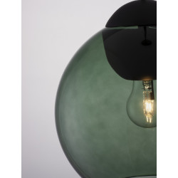 Szklana lampa wisząca Kula ciemno zielona 24 Szklana lampa wisząca Kula ciemno zielona 24