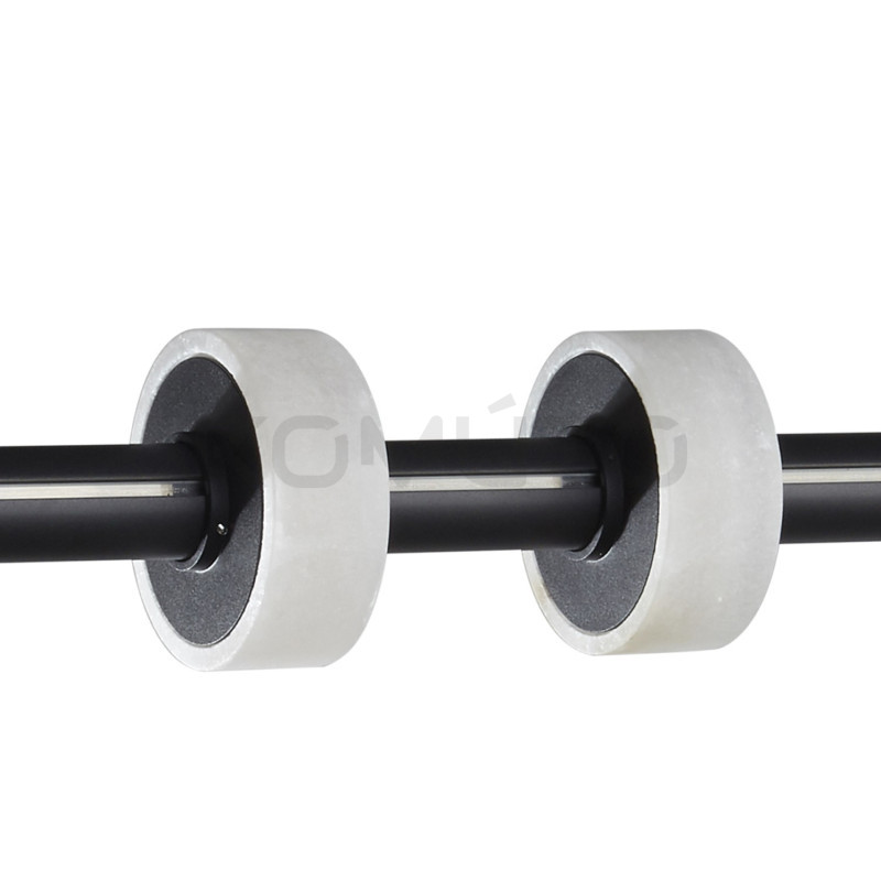 LAMPA WISZĄCA POZIOMA RINGO z marmurowymi pierścieniami LAMPA WISZĄCA POZIOMA RINGO z marmurowymi pierścieniami