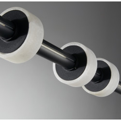 LAMPA WISZĄCA POZIOMA RINGO z marmurowymi pierścieniami LAMPA WISZĄCA POZIOMA RINGO z marmurowymi pierścieniami