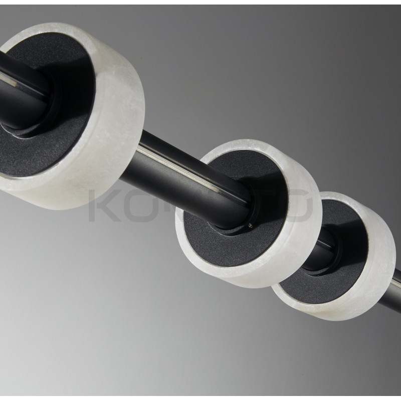 LAMPA WISZĄCA POZIOMA RINGO z marmurowymi pierścieniami LAMPA WISZĄCA POZIOMA RINGO z marmurowymi pierścieniami