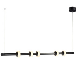 LAMPA WISZĄCA POZIOMA RINGO z marmurowymi pierścieniami LAMPA WISZĄCA POZIOMA RINGO z marmurowymi pierścieniami