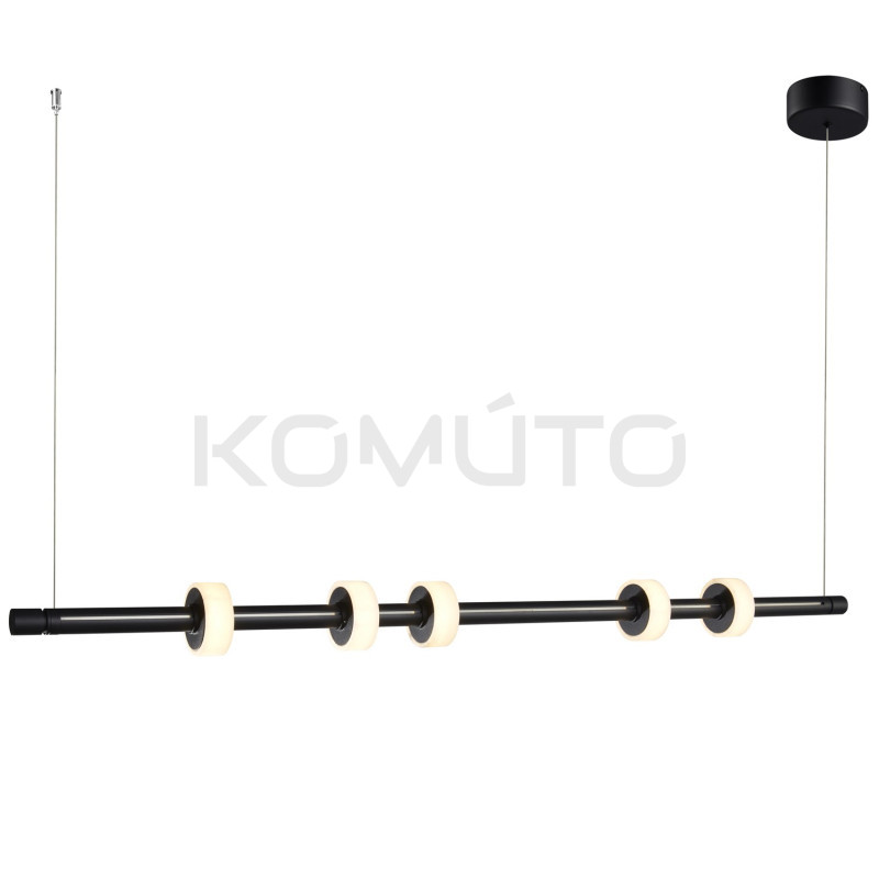 LAMPA WISZĄCA POZIOMA RINGO z marmurowymi pierścieniami LAMPA WISZĄCA POZIOMA RINGO z marmurowymi pierścieniami