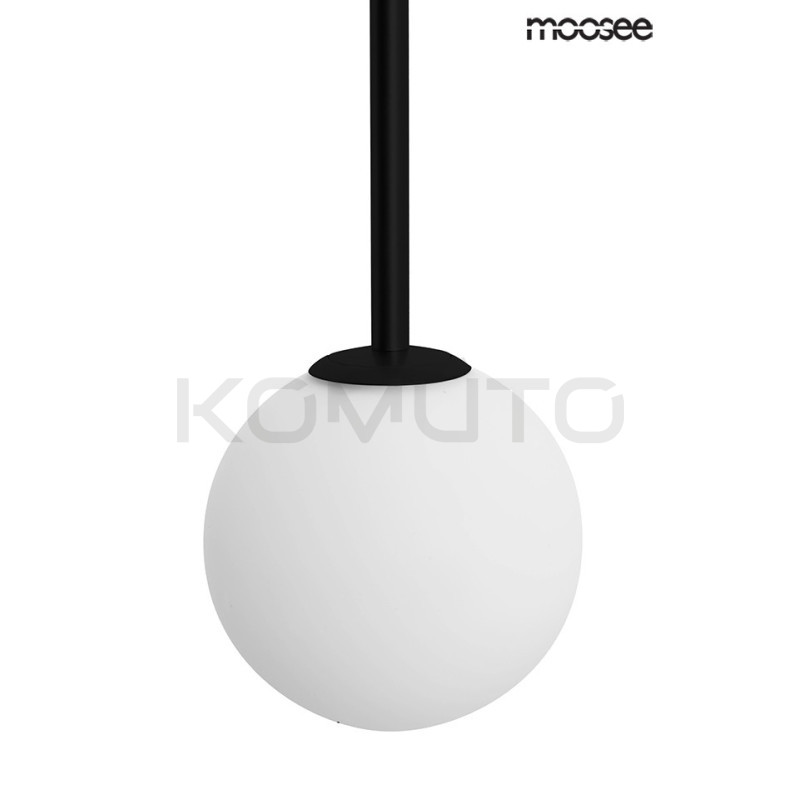 Lampa wisząca LOW czarna nowoczesna asymetryczna 2 klosze Lampa wisząca LOW czarna nowoczesna asymetryczna 2 klosze