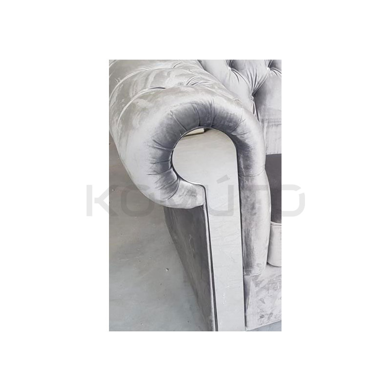 Sofa Chesterfield Classic 3 osobowa plusz, welur, velvet Sofa Chesterfield Classic 3 osobowa plusz, welur, velvet