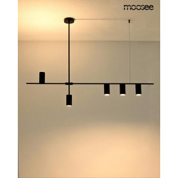 Lampa wisząca pozioma MODERNO 120 czarna nad wyspę Lampa wisząca pozioma MODERNO 120 czarna nad wyspę