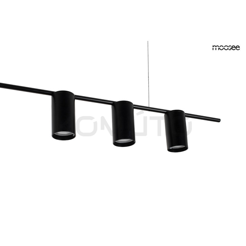 Lampa wisząca pozioma MODERNO 120 czarna nad wyspę Lampa wisząca pozioma MODERNO 120 czarna nad wyspę
