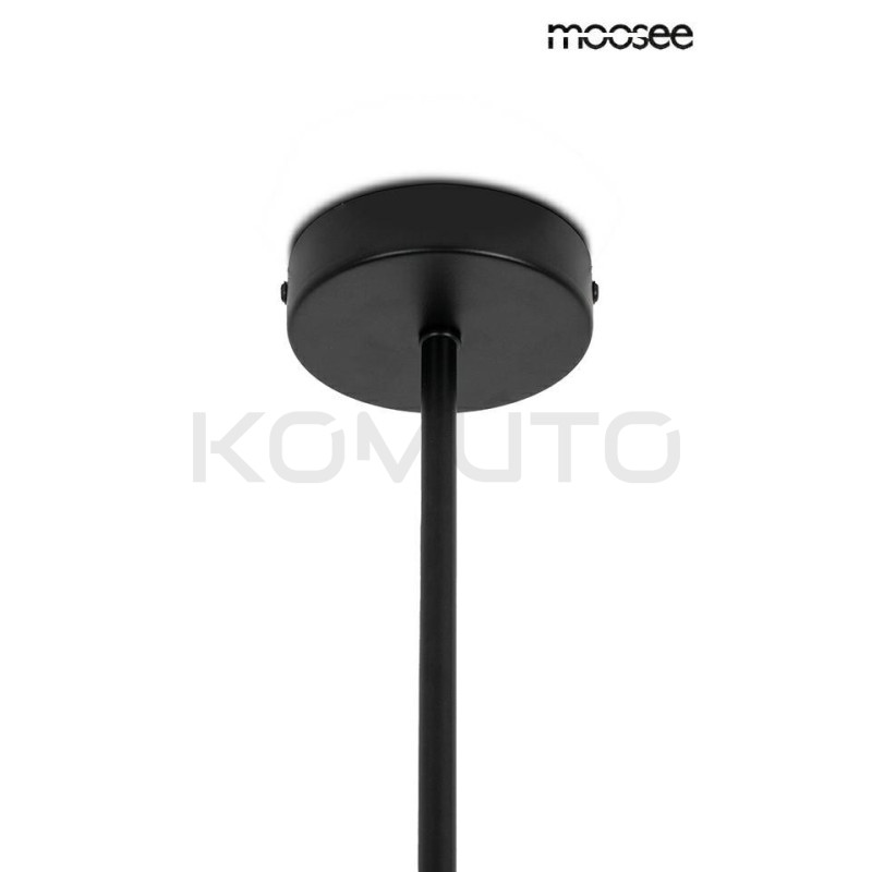 Lampa wisząca pozioma MODERNO 120 czarna nad wyspę Lampa wisząca pozioma MODERNO 120 czarna nad wyspę