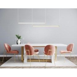 Lampa wisząca pozioma glamour OMBRE LEVEL 100 złota Lampa wisząca pozioma glamour OMBRE LEVEL 100 złota