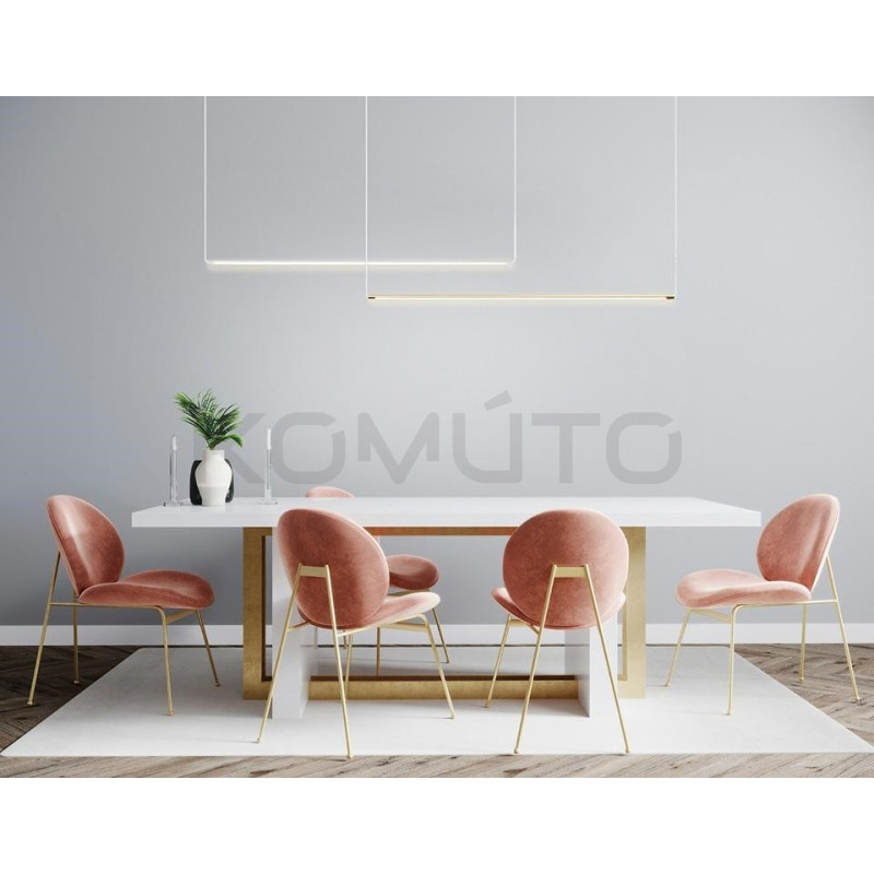 Lampa wisząca pozioma glamour OMBRE LEVEL 100 złota Lampa wisząca pozioma glamour OMBRE LEVEL 100 złota