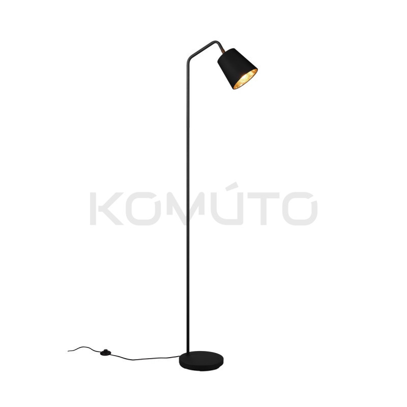 Lampa Podłogowa Flamingo czarna nowoczesna