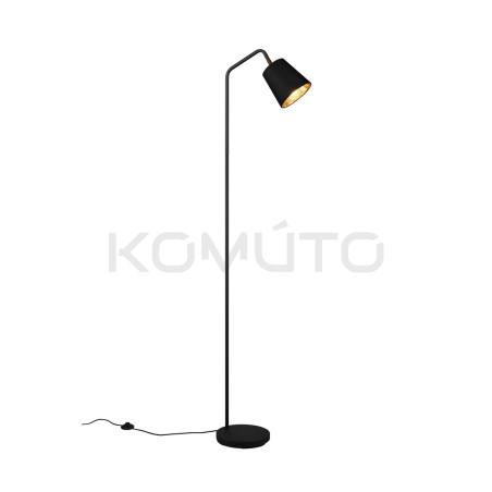 Lampa Podłogowa Flamingo czarna nowoczesna
