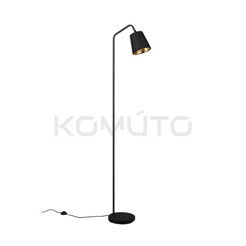 Lampa Podłogowa Flamingo czarna nowoczesna