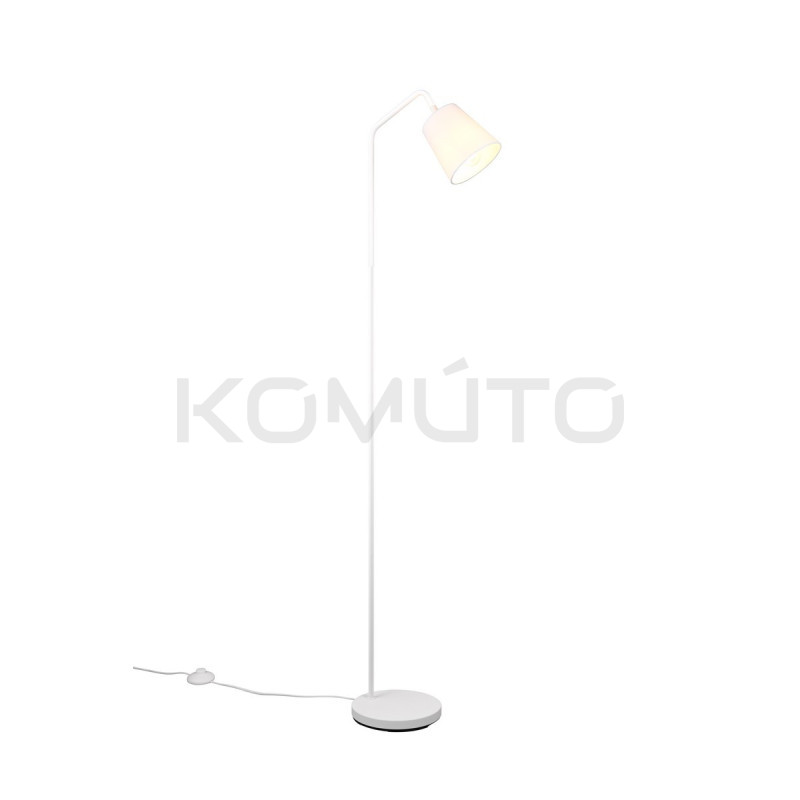 Lampa Podłogowa Flamingo biała nowoczesna