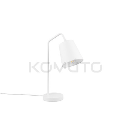 Lampa Stołowa Flamingo biała nowoczesna