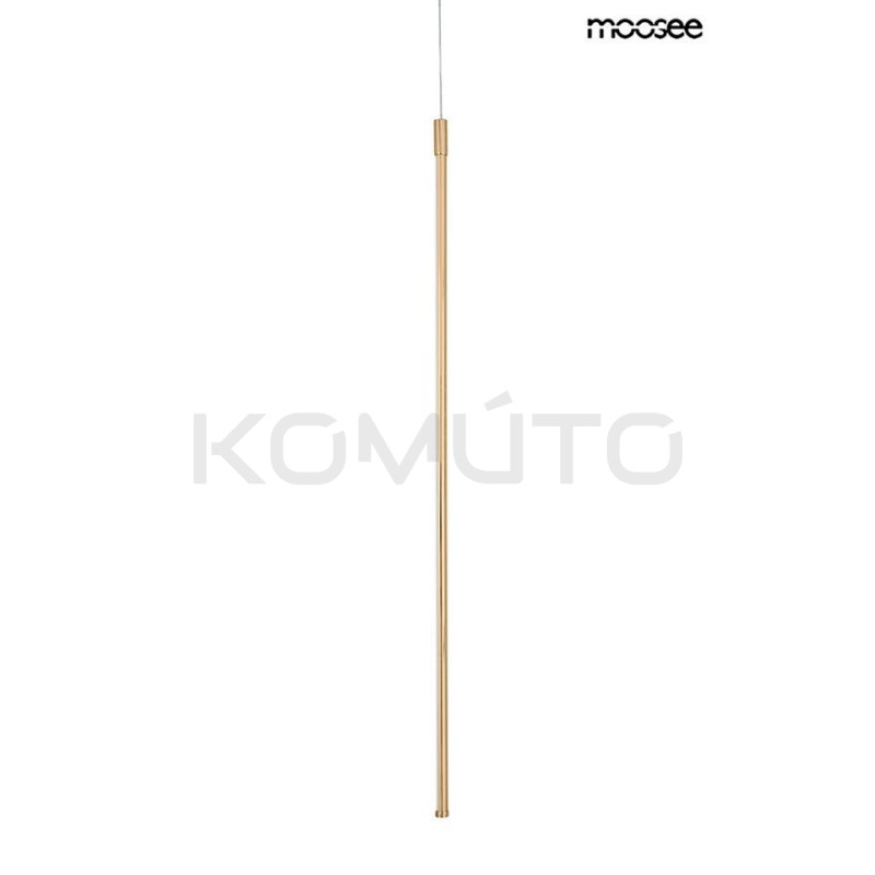 Lampa wisząca Ombre 80 rurka złota nowoczesna led