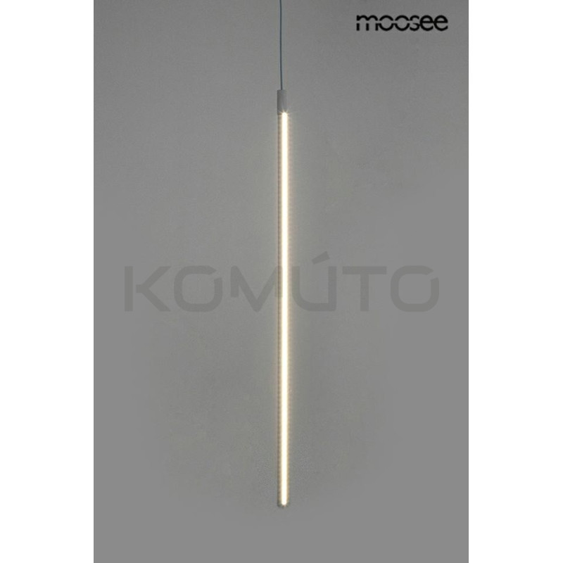 Lampa wisząca Ombre 80 rurka biała nowoczesna led Lampa wisząca Ombre 80 rurka biała nowoczesna led