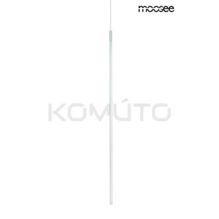 Lampa wisząca Ombre 80 rurka biała nowoczesna led