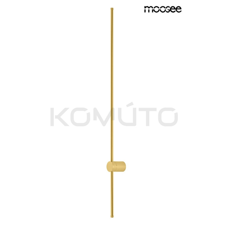 Kinkiet glamour Ombre 120 złoty nowoczesny led