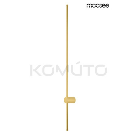 Kinkiet glamour Ombre 120 złoty nowoczesny led