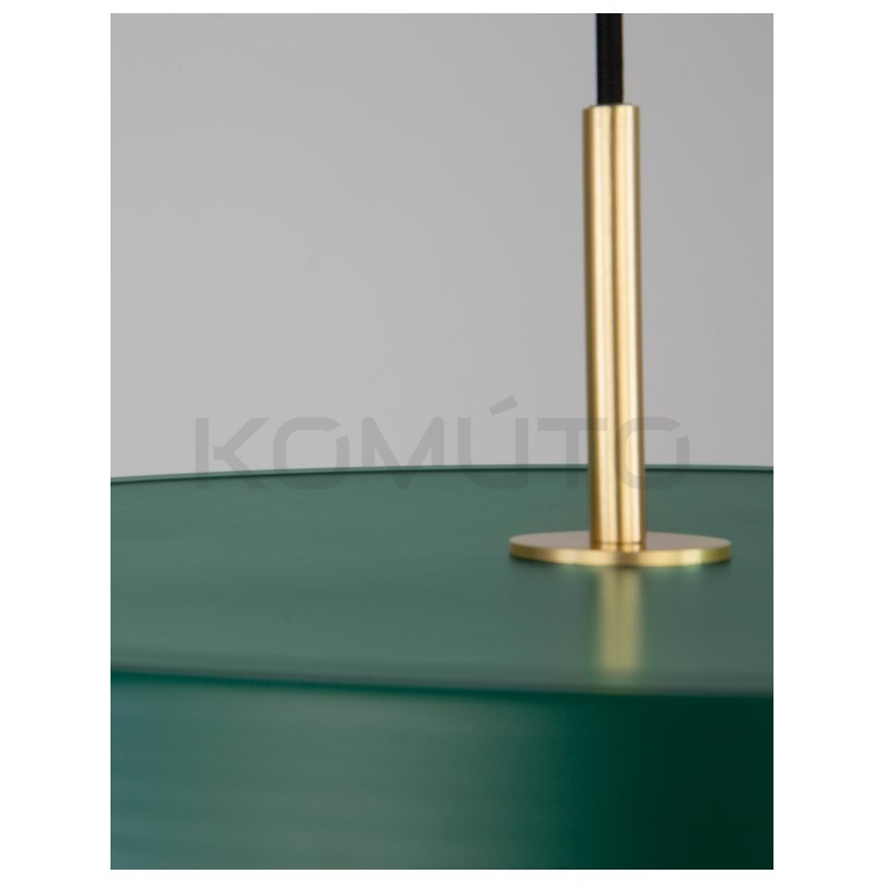 Lampa wisząca Milagro zielona złote detale Lampa wisząca Milagro zielona złote detale