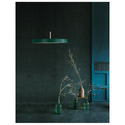 Lampa wisząca Milagro zielona złote detale Lampa wisząca Milagro zielona złote detale