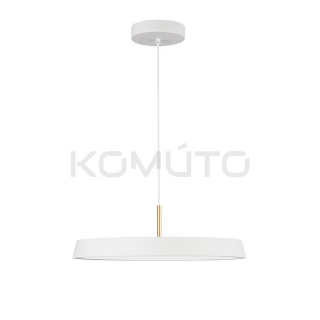 Lampa wisząca Milagro biała  ze złotymi detalami