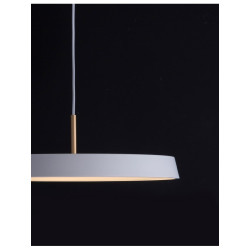 Lampa wisząca Milagro biała  ze złotymi detalami Lampa wisząca Milagro biała  ze złotymi detalami