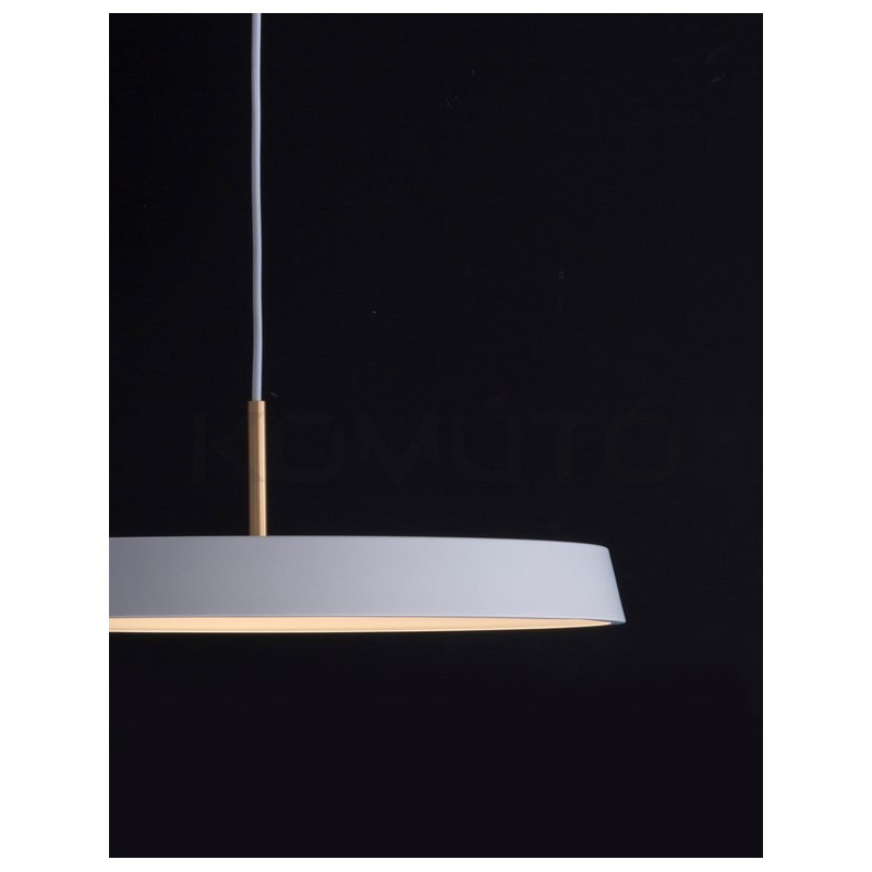 Lampa wisząca Milagro biała  ze złotymi detalami Lampa wisząca Milagro biała  ze złotymi detalami