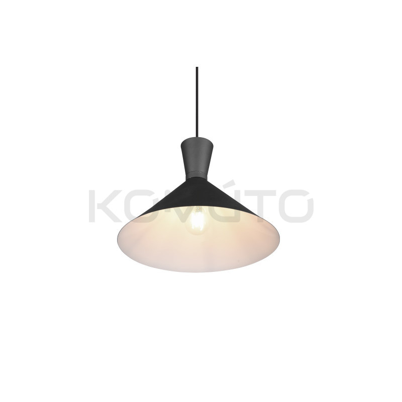 Lampa wisząca Pelikan Wide czarna  Lampa wisząca Pelikan Wide czarna