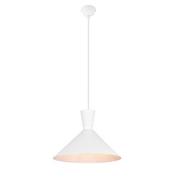 Lampa wisząca biała Pelikan Wide