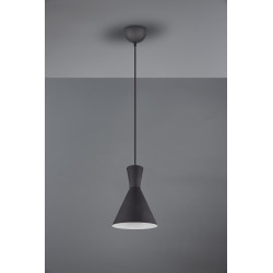Czarna Lampa wisząca Pelikan Tall smukła Czarna Lampa wisząca Pelikan Tall smukła