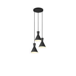 Lampa wisząca czarna Pelikan 3