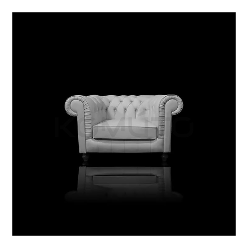 Skórzany Fotel Chesterfield pikowany Canon Skórzany Fotel Chesterfield pikowany Canon