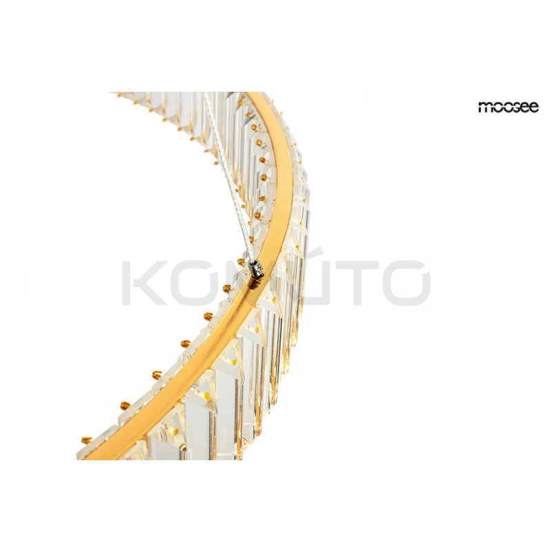 Lampa wisząca glamour LIBERTY 100 złota żyrandol kryształowy Lampa wisząca glamour LIBERTY 100 złota żyrandol kryształowy