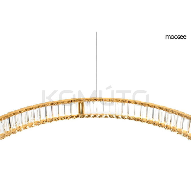 Lampa wisząca glamour LIBERTY 100 złota żyrandol kryształowy Lampa wisząca glamour LIBERTY 100 złota żyrandol kryształowy