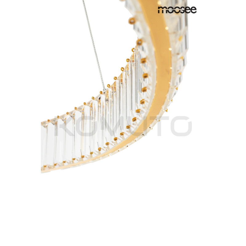 Lampa wisząca glamour LIBERTY 100 złota żyrandol kryształowy Lampa wisząca glamour LIBERTY 100 złota żyrandol kryształowy