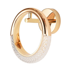 KINKIET glamour JEWEL Ring 21 złoty okrąg zdobiony