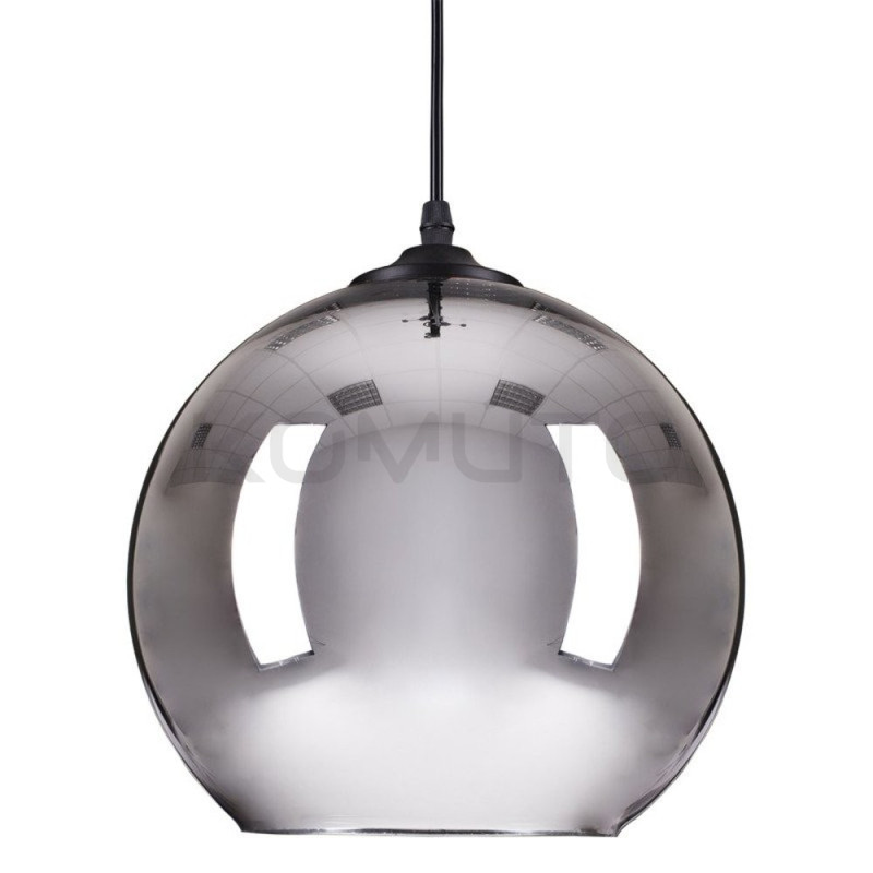 Lampa wisząca glamour srebrna chrom Mirror Bolla 30