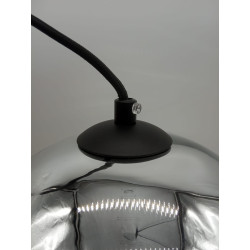 Lampa wisząca glamour srebrna chrom Mirror Bolla 30