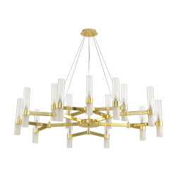 Lampa wisząca Candela 15 ramienna złota 120 Lampa wisząca Candela 15 ramienna złota 120