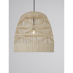 Lampa wisząca Boho HandMade wyplatana z naturalnego rattanu